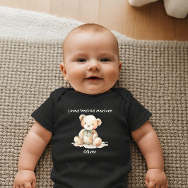 Älskad Utan Måtta Teddybjörn Nyfödd T Shirt