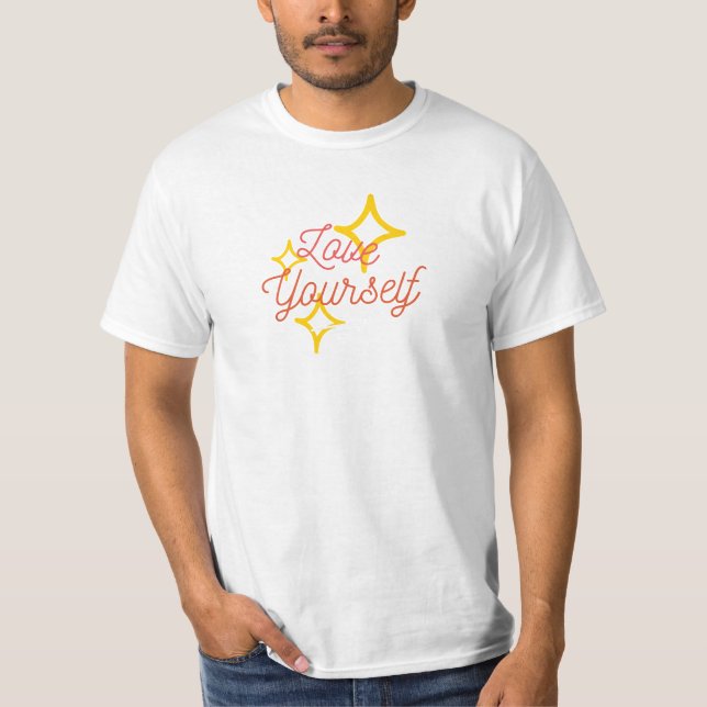 älskade dig själv t shirt (Framsida)
