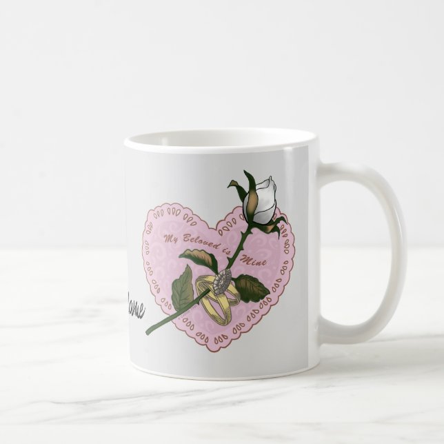 Älskade Min Rosmugg Kaffemugg (Höger)