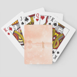 Älskande på en frusen damm casinokort