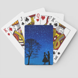 Älskande under fullmåne casinokort