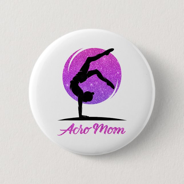 Älskar Acro Yoga, Acro Dans, Acro Dansare Mamma Mo Knapp (Framsida)