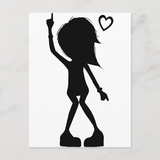 Älskar att dansa! vykort (Framsida)