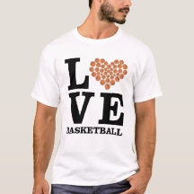 Älskar basket - Hjärta av bollar