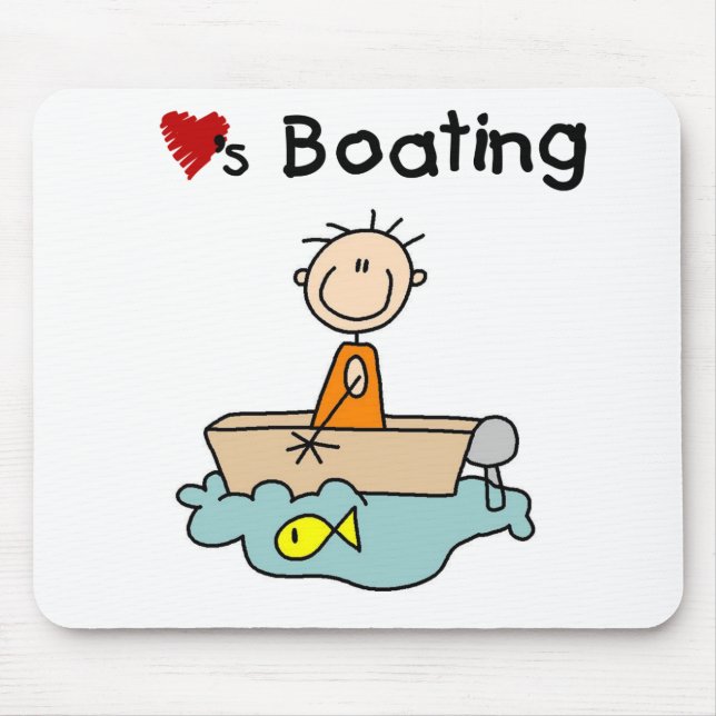 Älskar Båtmousepad Musmatta (Framsidan)