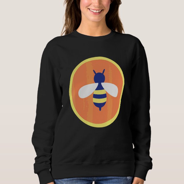 Älskar Bina Hippies 70talet T Shirt (Framsida)