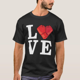 Älskar boxning t shirt