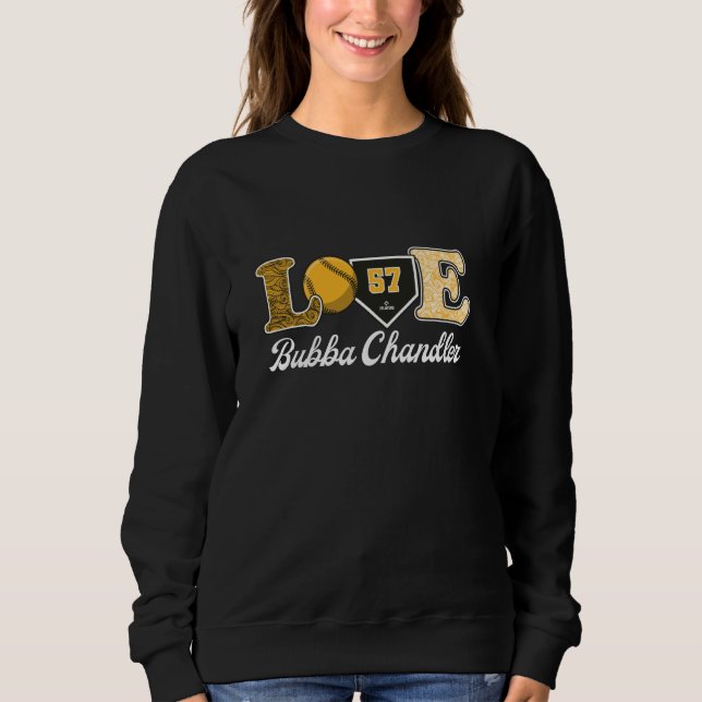 Älskar Bubba Chandler Pittsburgh Baseboll MLBPA T Shirt (Framsida)