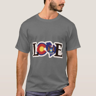 Älskar Colorado Transplant Överstorlek T Shirt