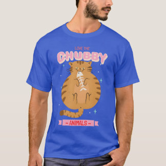 Älskar de knubbiga djuren 8 present t shirt
