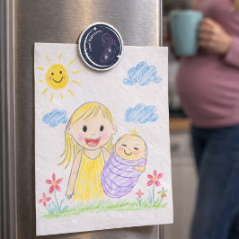 Älskar Dem Båda Pro-Liv Inspirerande Mor Bebis Magnet