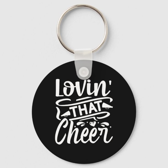 Älskar den där Cheer Cheerleadern  Nyckelring (Framsida)