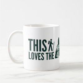 "Älskar denna fotvandrare" muggen för kaffe NH48EN Kaffemugg