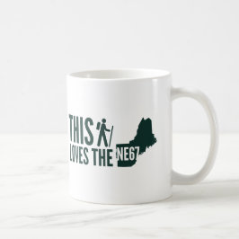 "Älskar denna fotvandrare Newet England 67" Kaffemugg