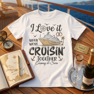 Älskar Det När Vi Kör Tillsammans Anpassat Namn T Shirt