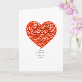 Älskar dig från botten av mitt kardiovaskulära sys kort