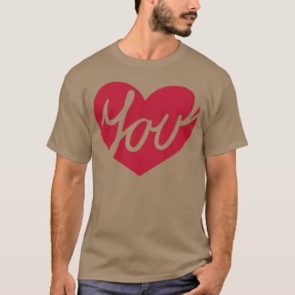 Älskar dig hjärta roligt t shirt