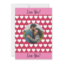 Älskar dig! Hjärtan och foton Alla hjärtans dag