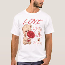 "Älskar dig jättrat mycket" Valentines-tee