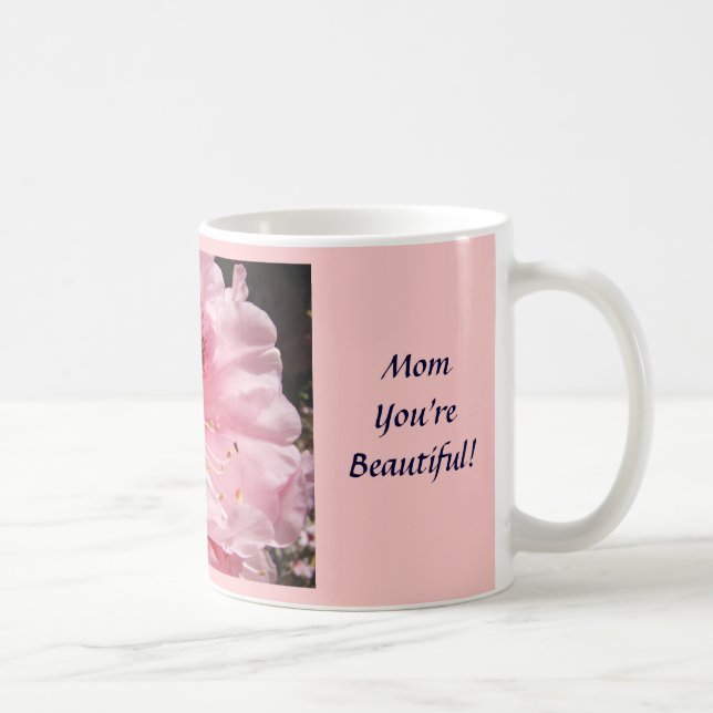 Älskar dig kaffekopp Mamma Du är vacker Rosa (Höger)