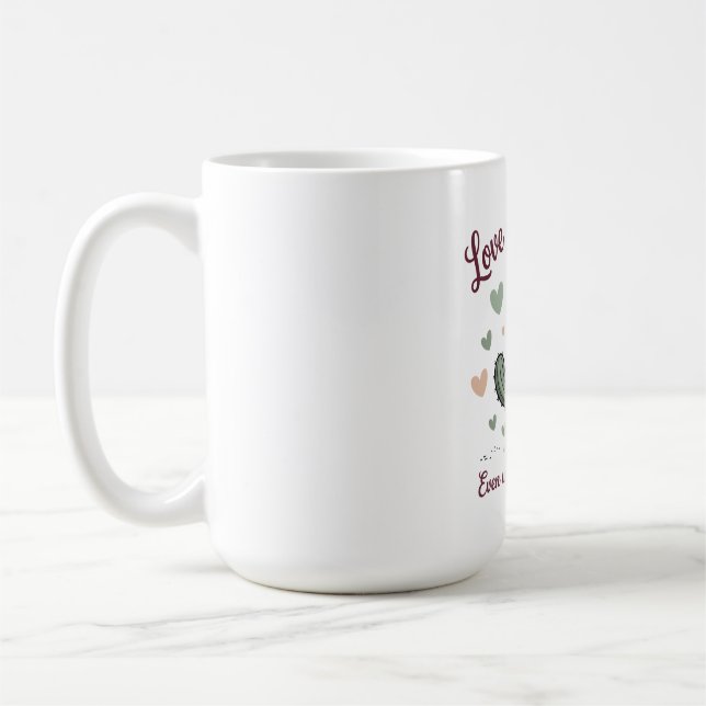 Älskar dig, mamma kaffemugg (Vänster)