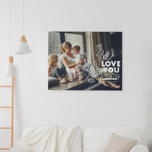 Älskar dig mamma | Mors dag Foto Canvas (Skapare uppladdad)