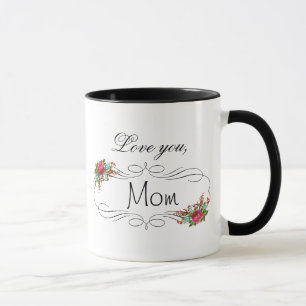 Älskar dig mamma, mors dag kaffemug mugg
