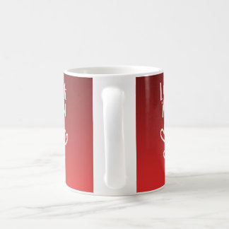 Älskar dig med hjärtan kaffemugg