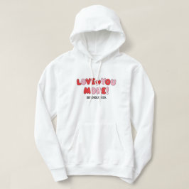 älskar dig mer (allvarligt talat gör jag) hoodie