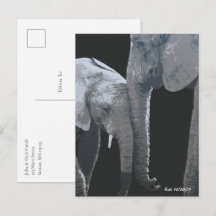 Älskar dig mer, Elefant Originalkonst