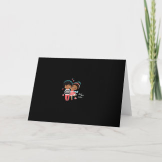 Älskar dig mer Grafisk Minimal Design Kort