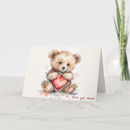 Älskar dig mer! Gratulationskort Kort