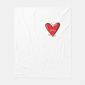 Älskar dig mer Kreativ Minimal stil Fleecefilt