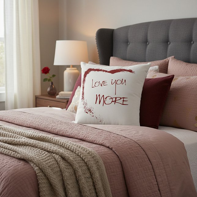 älskar dig mer kudde (Skapare uppladdad)