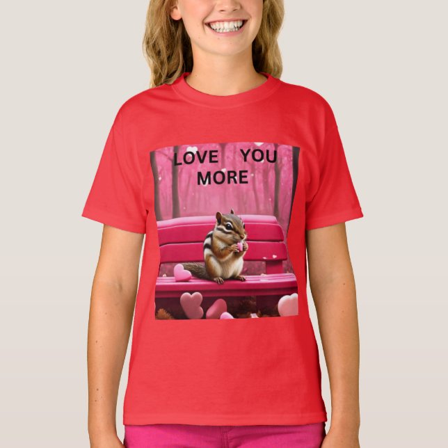Älskar dig mer t shirt (Framsida)