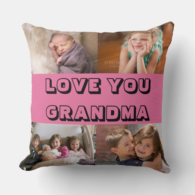 Älskar dig mormor kudde (Framsida)