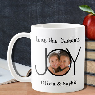 Älskar dig mormor Personlig bild Kaffemugg
