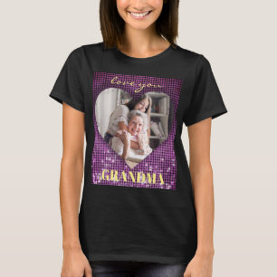 ÄLSKAR DIG MORMOR PERSONLIG FOTO T SHIRT
