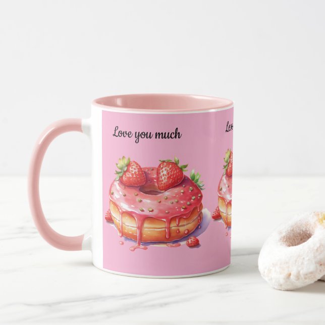 älskar dig mycket mugg (Med munk)