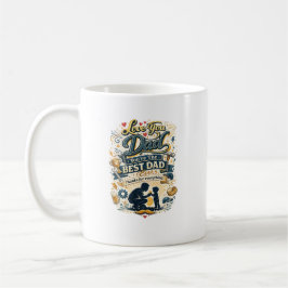 Älskar dig pappa Bästa pappa någonsin Vintage desi Kaffemugg