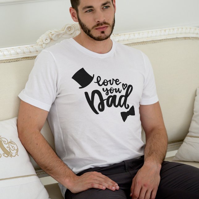 Älskar dig pappa - Fars dagsoverlay T Shirt (Skapare uppladdad)