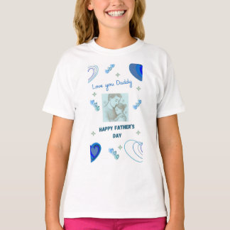 Älskar dig pappa, glad fadersdag t shirt