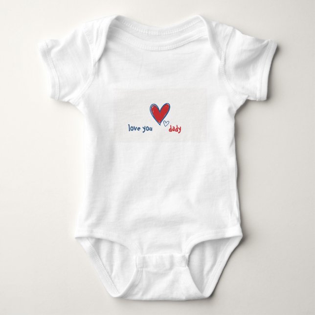 älskar dig pappa och mamma t shirt (Framsida)
