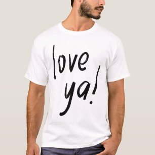 Älskar dig – Söt kärlekstypografi T Shirt