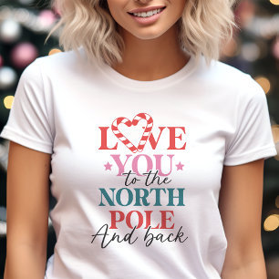 Älskar dig till Nordpolen jul T Shirt