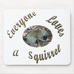 Älskar en ekorre Mousepad Musmatta