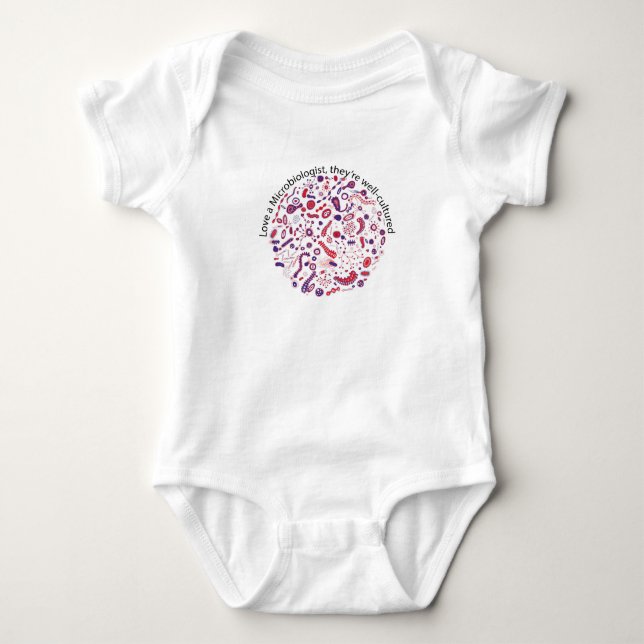 Älskar en mikrobiolog tee (Framsida)