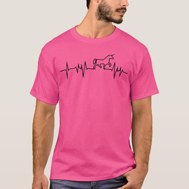 Älskar Enhörningar tjej T Shirt (Framsida)