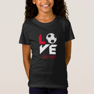 Älskar fotboll t shirt