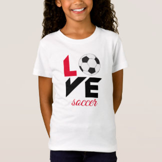 Älskar fotboll t shirt